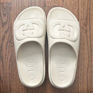Gucci Women Ivory Sandals